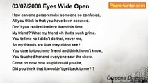 Coreena Dejesus - 03/07/2008 Eyes Wide Open