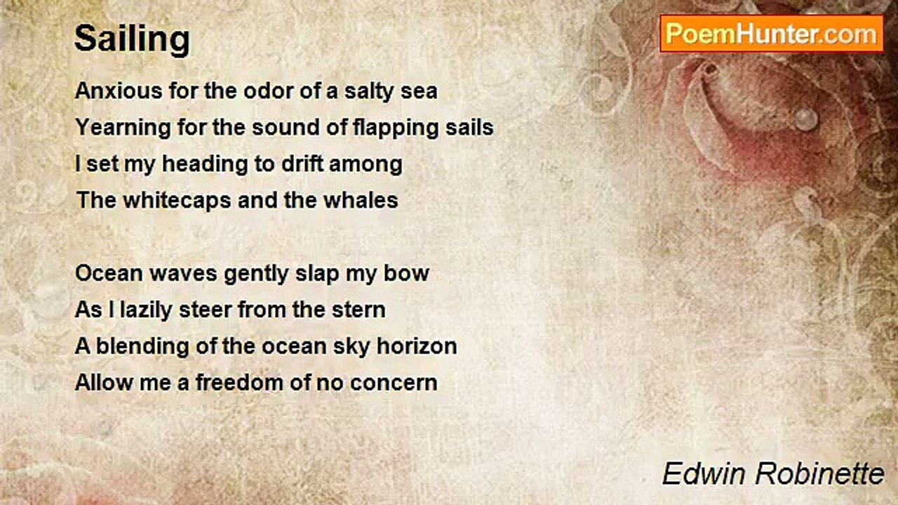 Edwin Robinette - Sailing