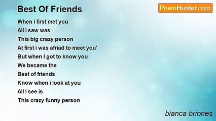 bianca briones - Best Of Friends