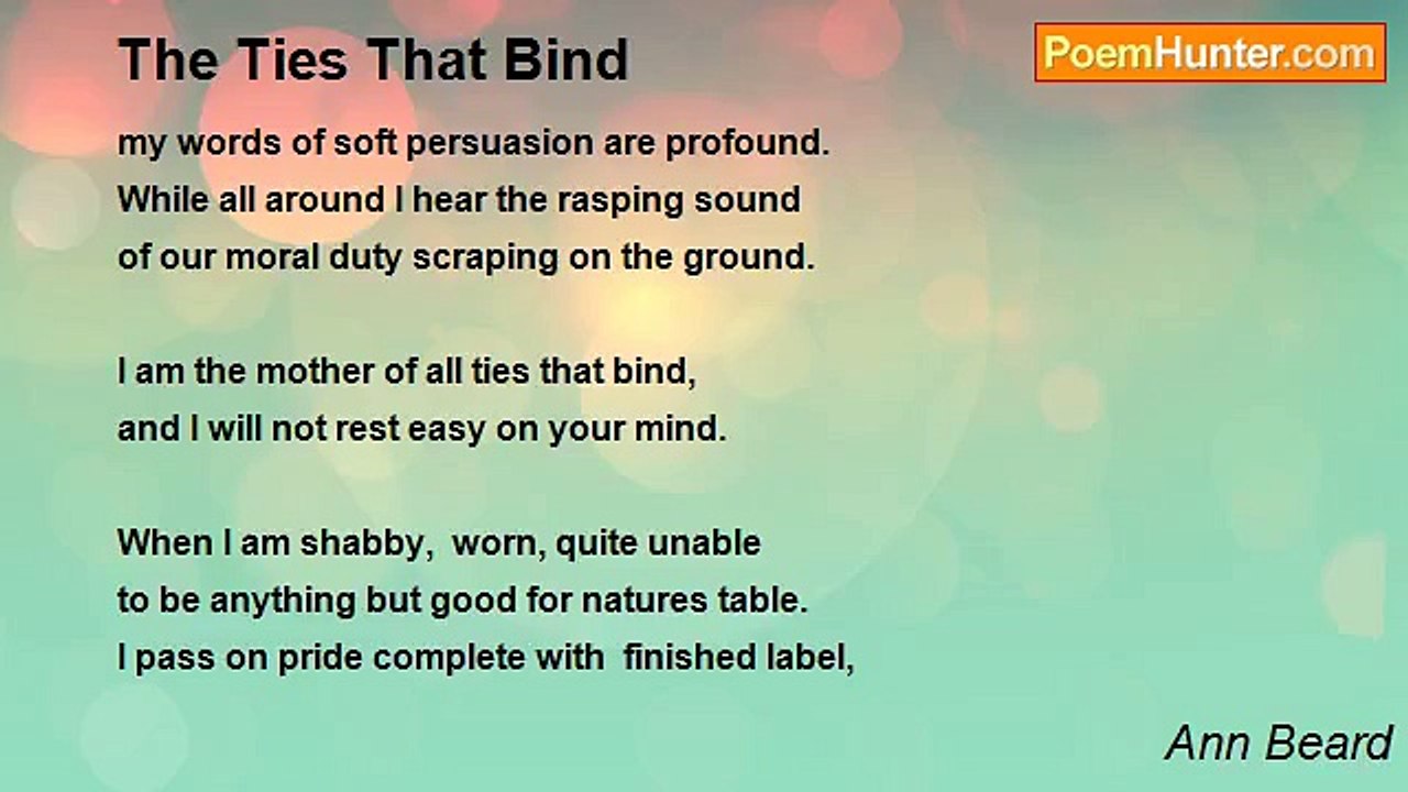 Ann Beard - The Ties That Bind