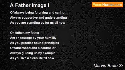 Marvin Brato Sr - A Father Image I