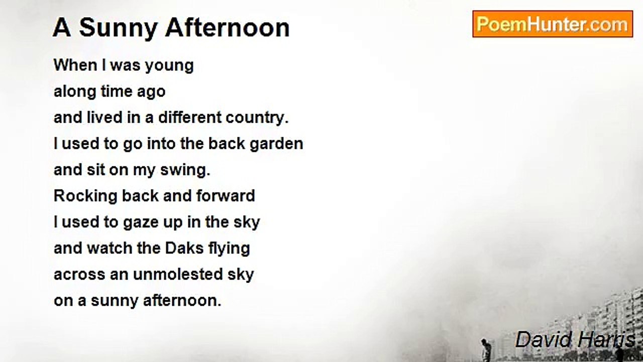 David Harris - A Sunny Afternoon