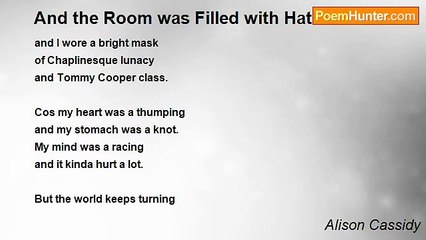 Alison Cassidy - And the Room was Filled with Hats