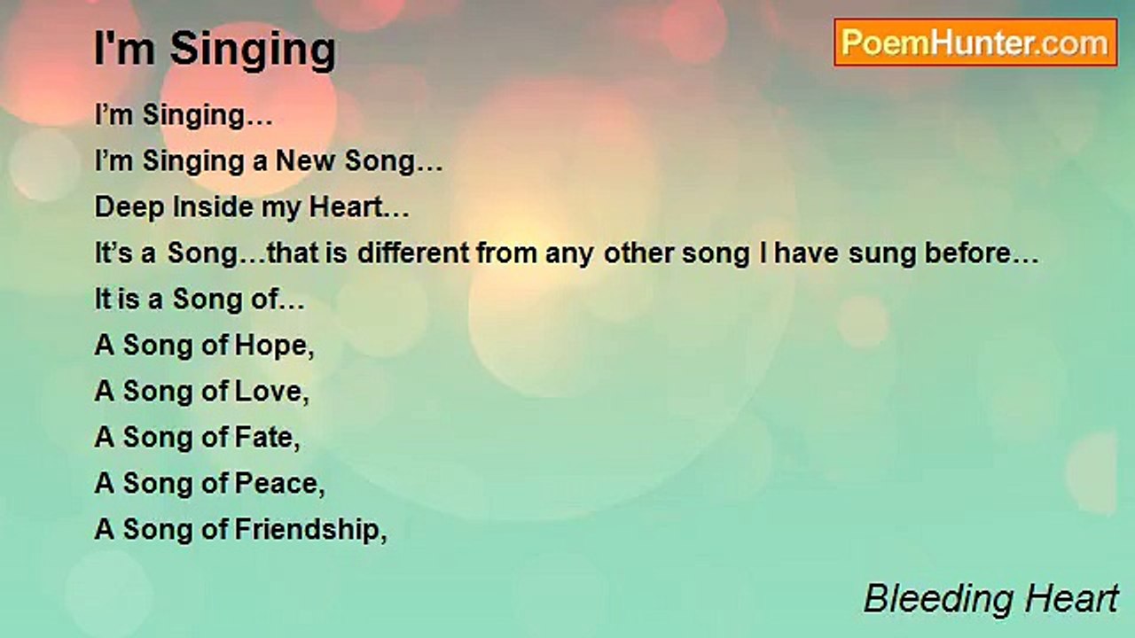 Bleeding Heart - I'm Singing