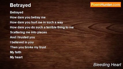 Bleeding Heart - Betrayed