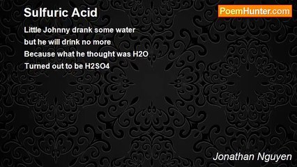 Jonathan Nguyen - Sulfuric Acid