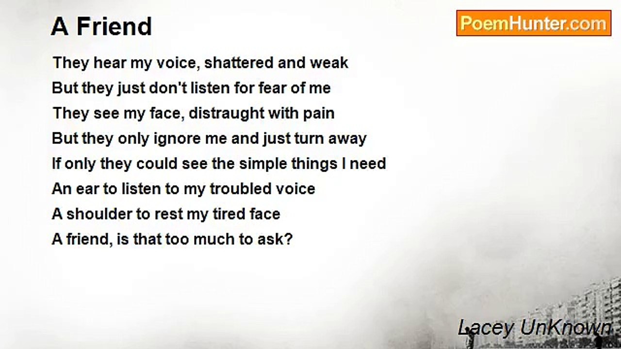 Lacey UnKnown - A Friend