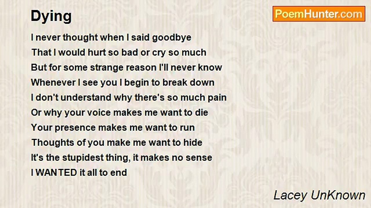 Lacey UnKnown - Dying