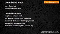 Barbara Lynn Terry - Love Does Help