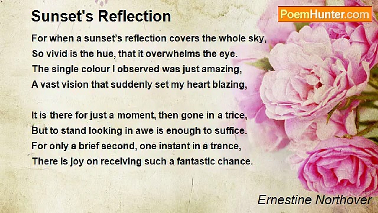 Ernestine Northover - Sunset's Reflection
