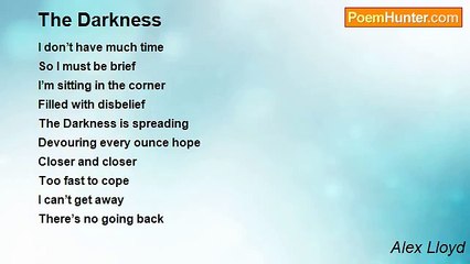 Alex Lloyd - The Darkness