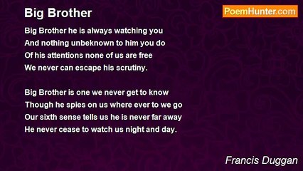 Francis Duggan - Big Brother