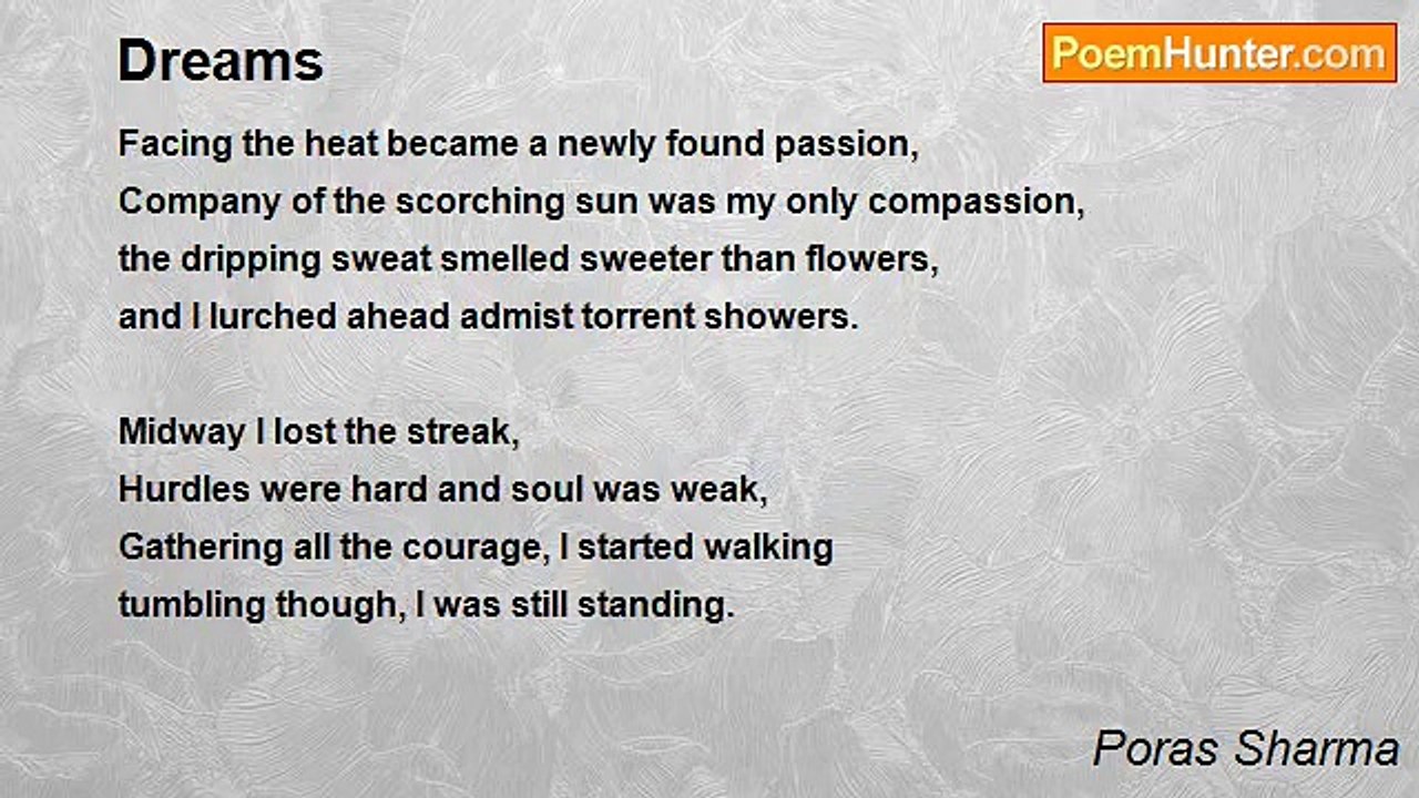 Poras Sharma - Dreams