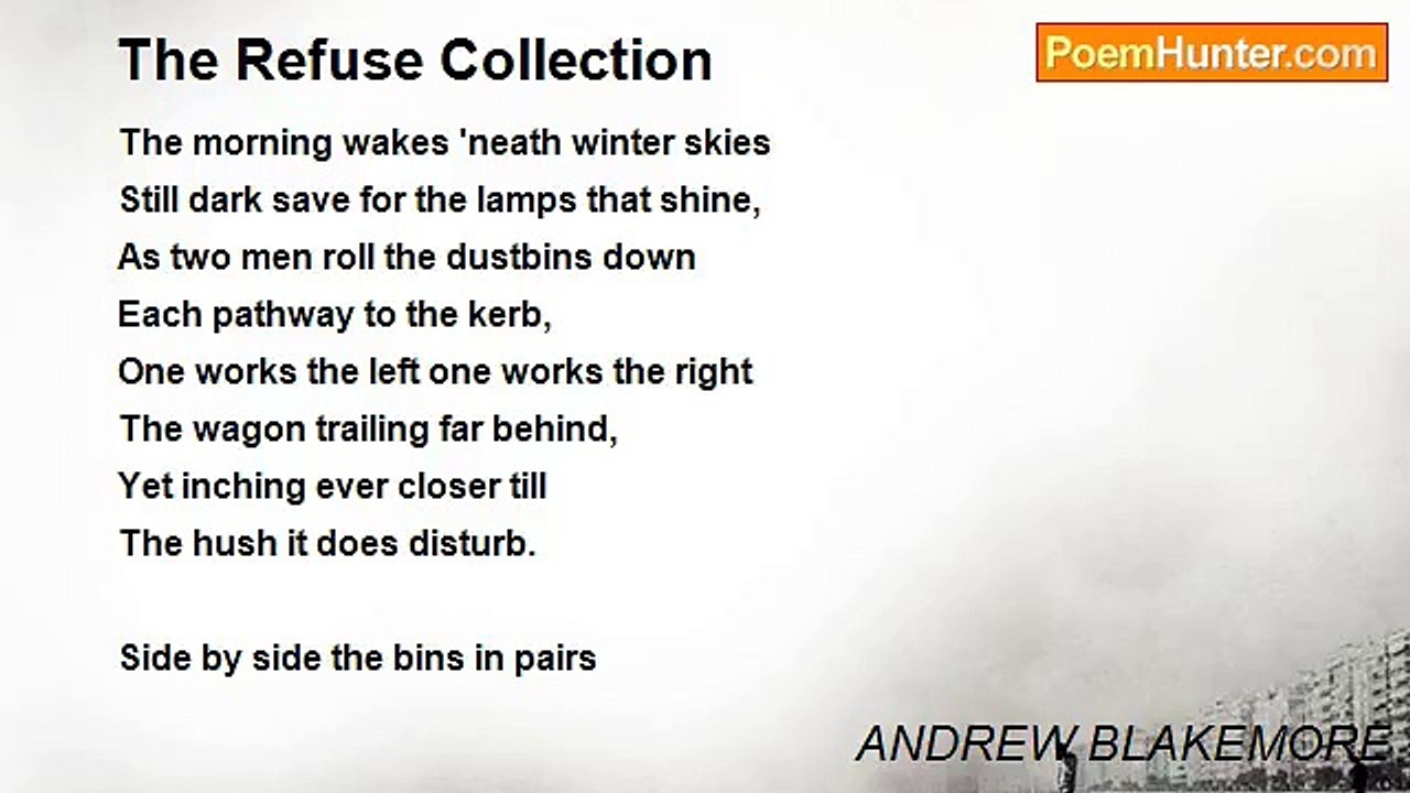 ANDREW BLAKEMORE - The Refuse Collection