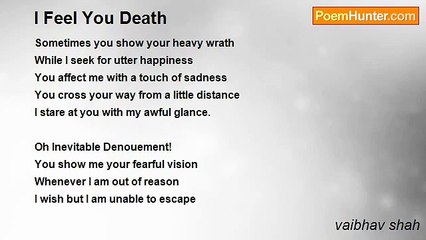 vaibhav shah - I Feel You Death