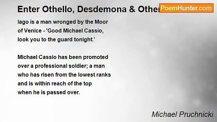 Michael Pruchnicki - Enter Othello, Desdemona & Others