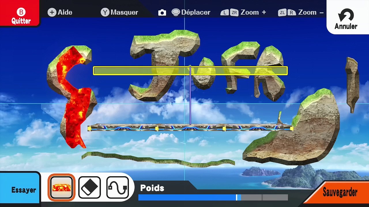 Super Smash Bros. - L'éditeur d'arène en vidéo maison