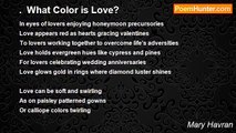 Mary Havran - .  What Color is Love?