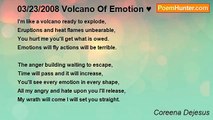 Coreena Dejesus - 03/23/2008 Volcano Of Emotion ♥