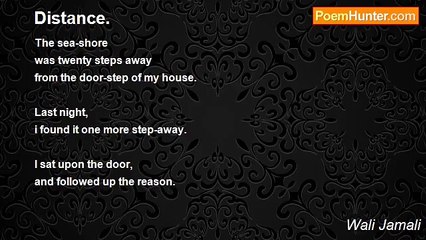 Wali Jamali - Distance.