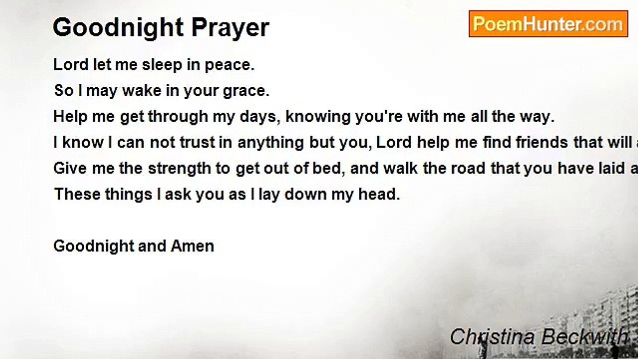 Christina Beckwith - Goodnight Prayer