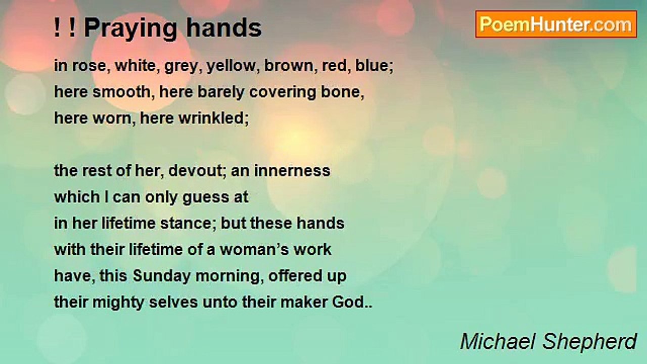 Michael Shepherd - ! ! Praying hands