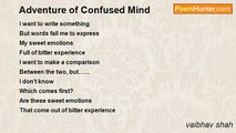 vaibhav shah - Adventure of Confused Mind