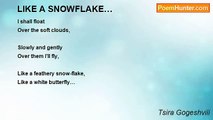 Tsira Gogeshvili - LIKE A SNOWFLAKE…