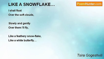 Tsira Gogeshvili - LIKE A SNOWFLAKE…