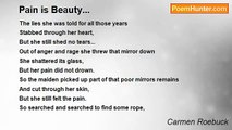 Carmen Roebuck - Pain is Beauty...