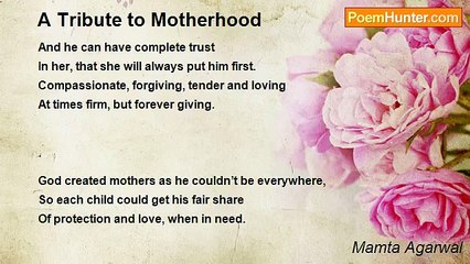 Mamta Agarwal - A Tribute to Motherhood