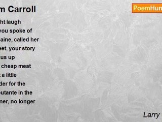 Larry Sawyer - Jim Carroll