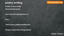 Molly Arwen - poetry writing
