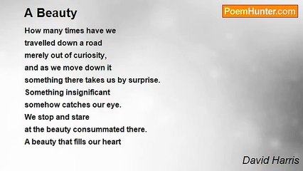 David Harris - A Beauty