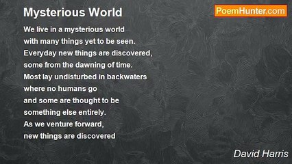 David Harris - Mysterious World