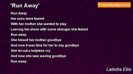 Latedra Ellis - 'Run Away'