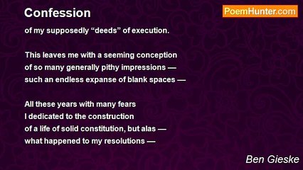 Ben Gieske - Confession
