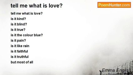 Emma English Explores the True Meaning of Love 💖