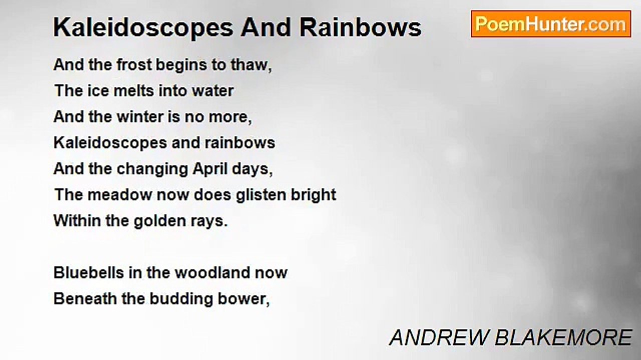 ANDREW BLAKEMORE - Kaleidoscopes And Rainbows