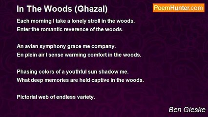 Ben Gieske - In The Woods (Ghazal)
