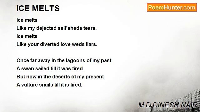 M.D DINESH NAIR - ICE MELTS