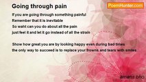 amans bho - Going through pain