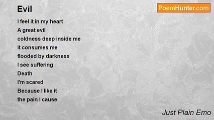 Just Plain Emo - Evil