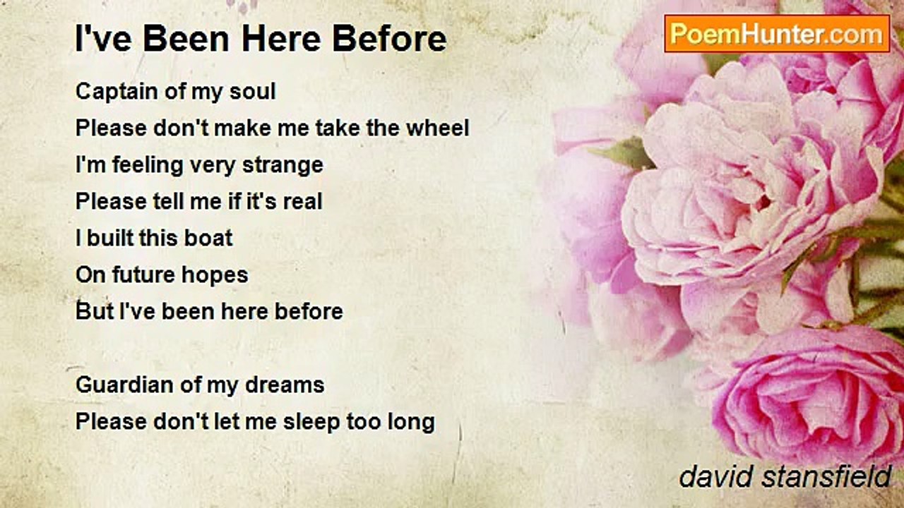 david stansfield - I've Been Here Before