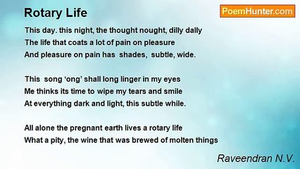 Raveendran N.V. - Rotary Life