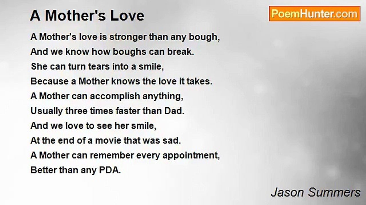 Jason Summers - A Mother's Love