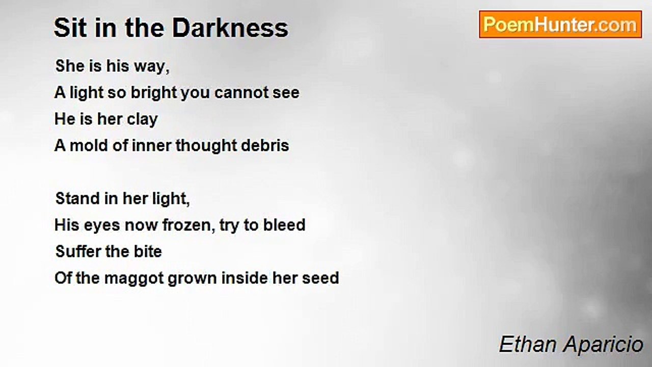 Ethan Aparicio - Sit in the Darkness