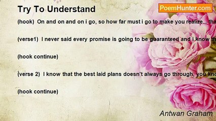 Antwan Graham - Try To Understand