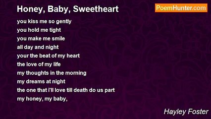 Hayley Foster - Honey, Baby, Sweetheart