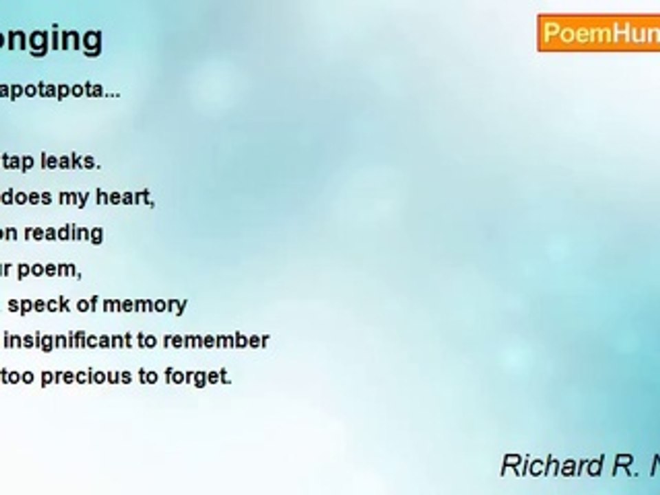 Richard R. Navarro - Longing